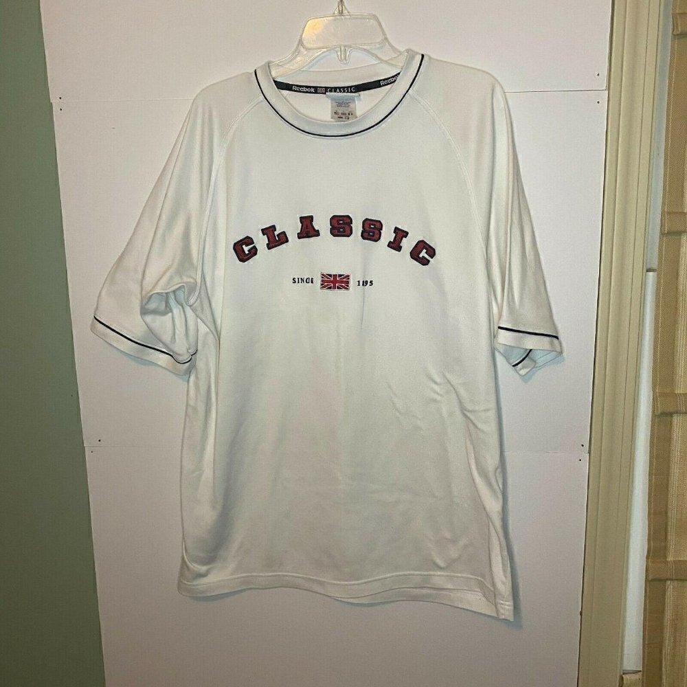 Reebok Classic Men’s T-shirt X-Large White Heavyweight